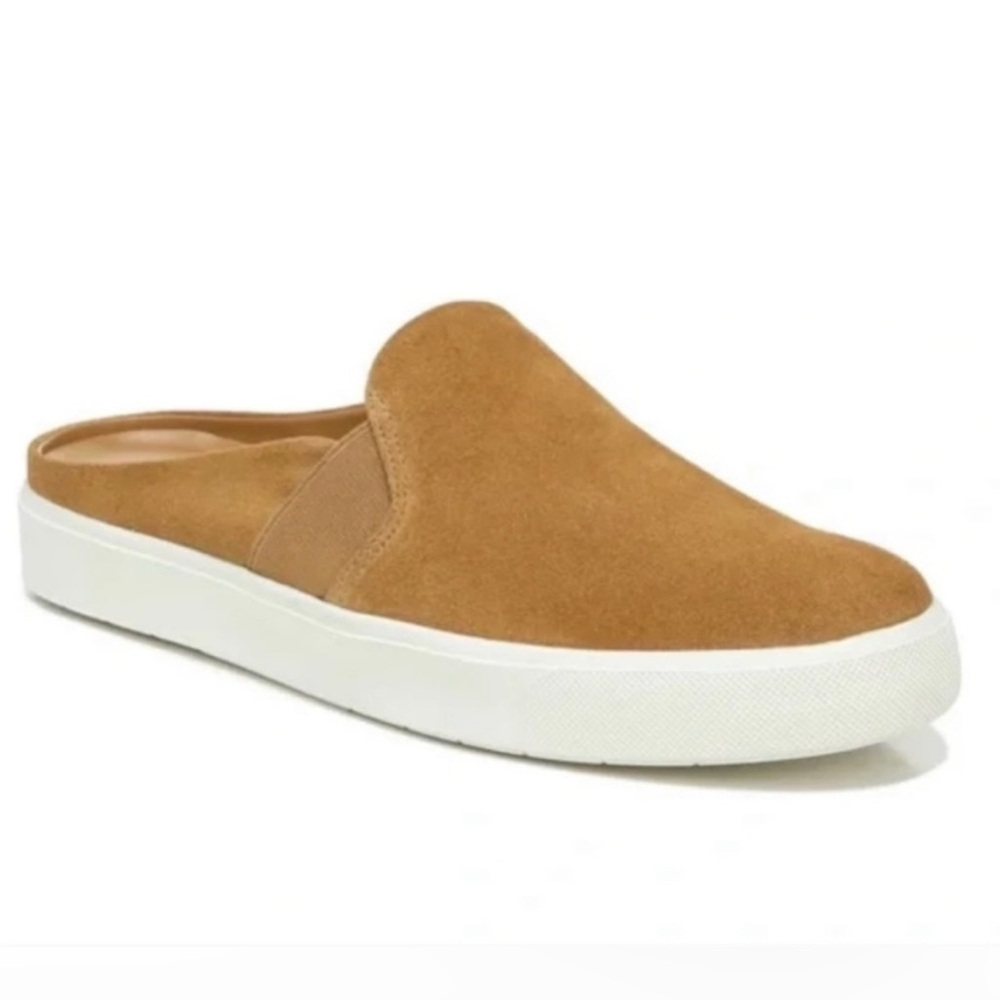 VINCE Blair Sneaker Brown/Tan Suede Mule size 8